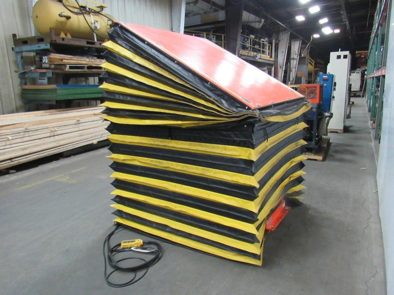 Globe AA-4361SF 3500LB Electric Lift Table 60"x60" 30° Tilt Top 49" to 12" 3Ph