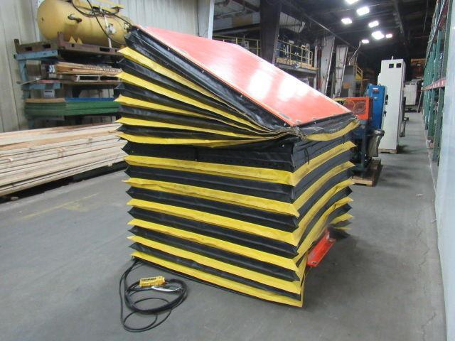 Globe AA-4361SF 3500LB Electric Lift Table 60"x60" 30° Tilt Top 49" to 12" 3Ph