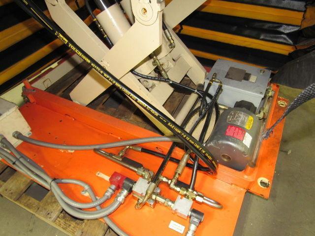 Globe AA-4361SF 3500LB Electric Lift Table 60"x60" 30° Tilt Top 49" to 12" 3Ph