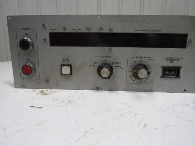 YASNAC SHIZUOKA 58407 Operator Interface Control Panel 3 Axes CNC