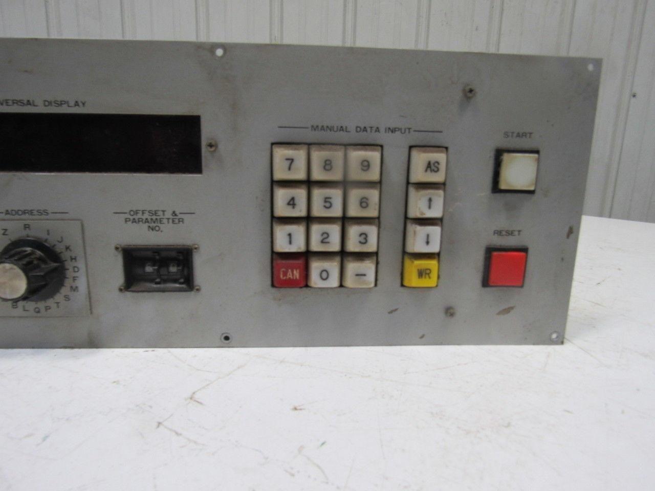 YASNAC SHIZUOKA 58407 Operator Interface Control Panel 3 Axes CNC