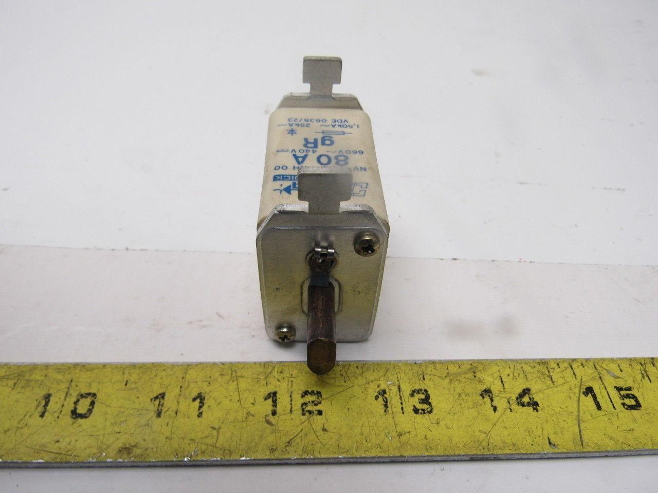 ULTRA QUICK NV 100U NH00 80A Fuse 660V 440V 25kA