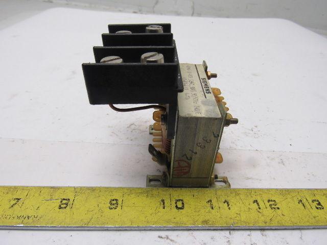 Siemens 4EM46 00.8CB Single Phase Transformer 50/90Hz-T40/E