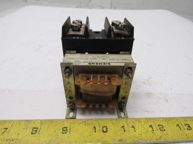 Siemens 4EM46 00.8CB Single Phase Transformer 50/90Hz-T40/E