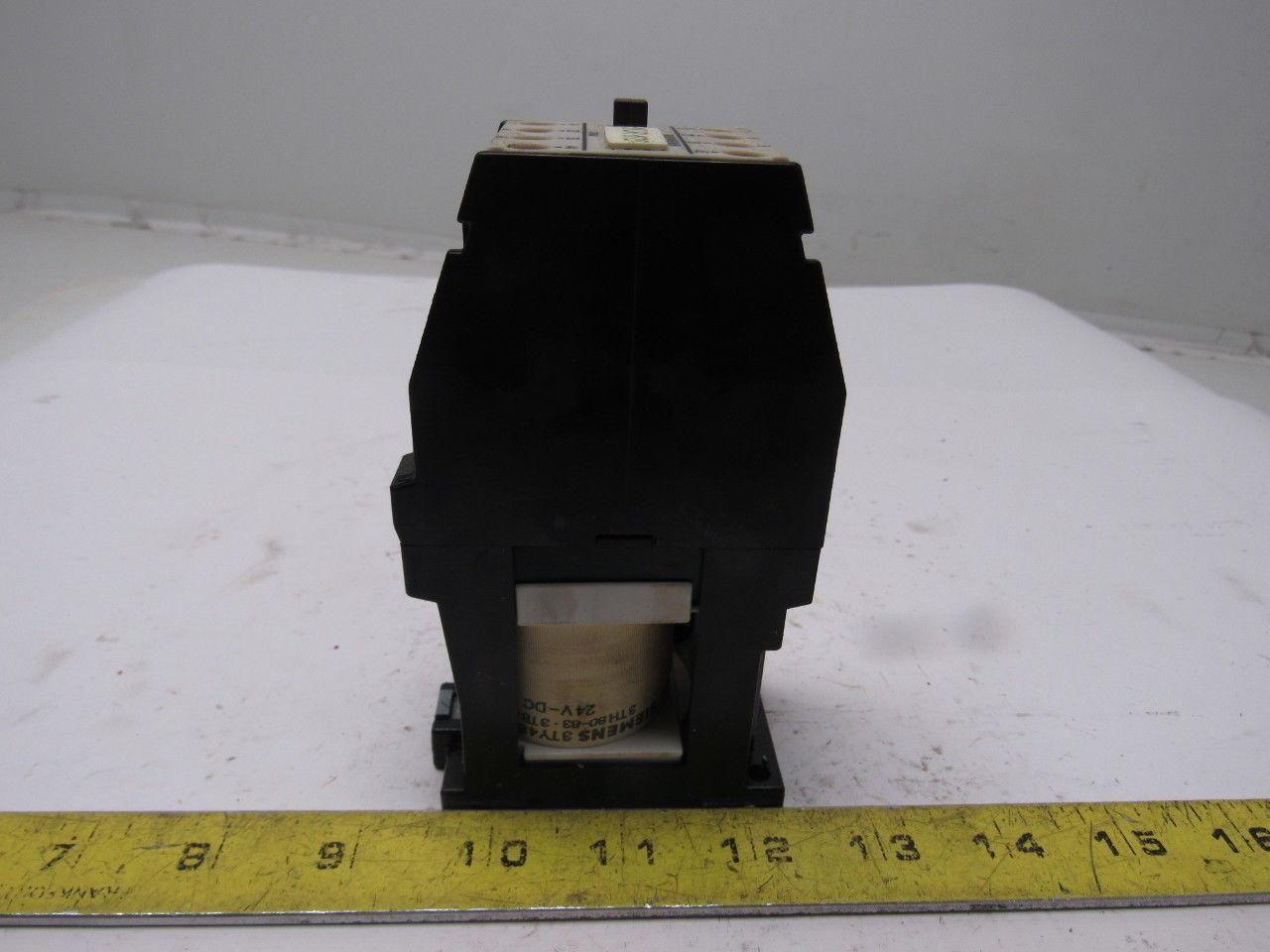 Siemens 3TB4017-0B Contactor 24VDC Coil