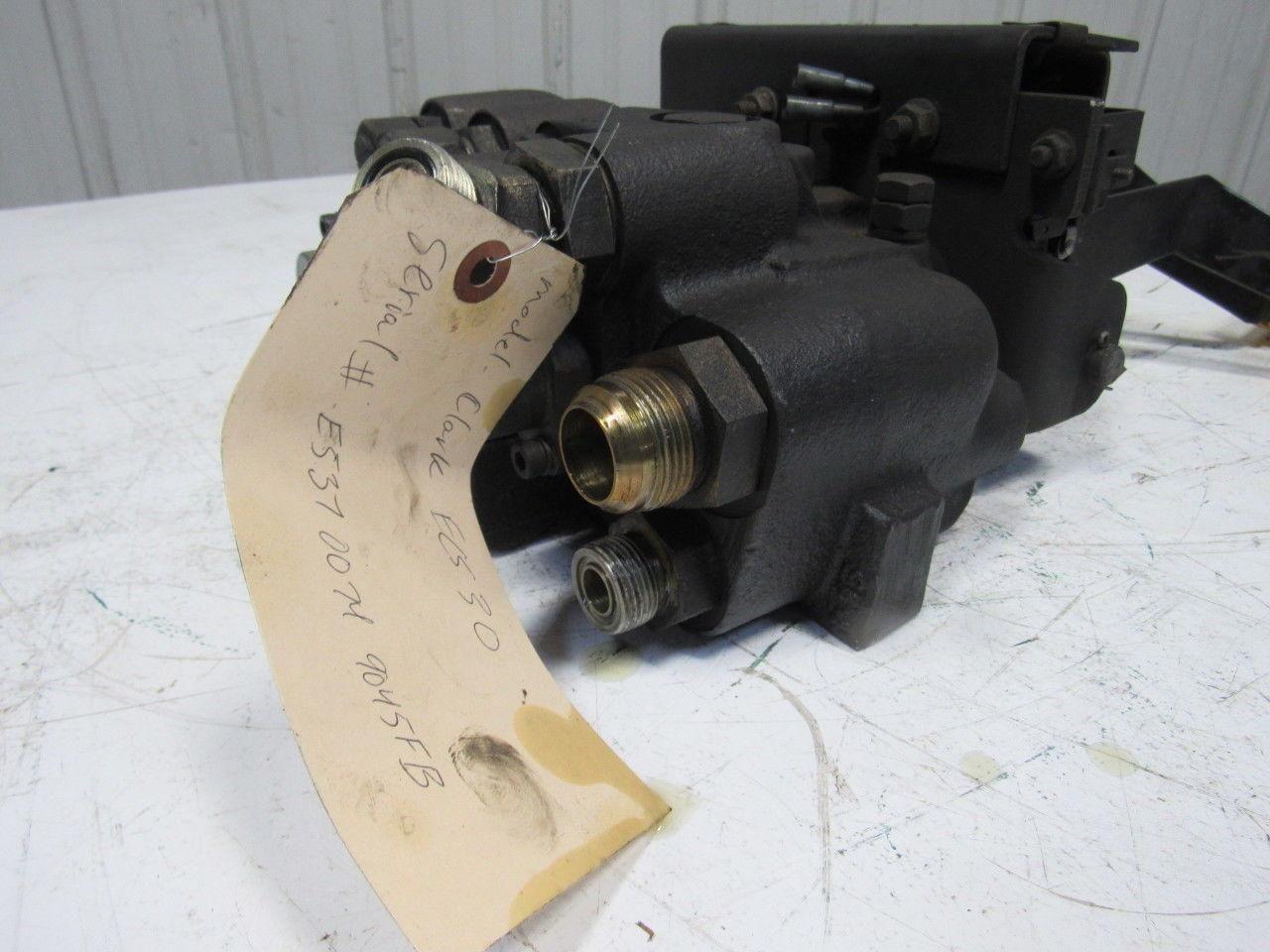 Clark 4 Spool Hydraulic Control Valve Assembly for ECS Series Forklift