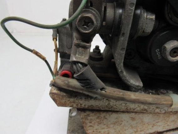 Matsushita PMED12MA14AK Wire Feed Motor Assembly From a AW-005CL Manipulator