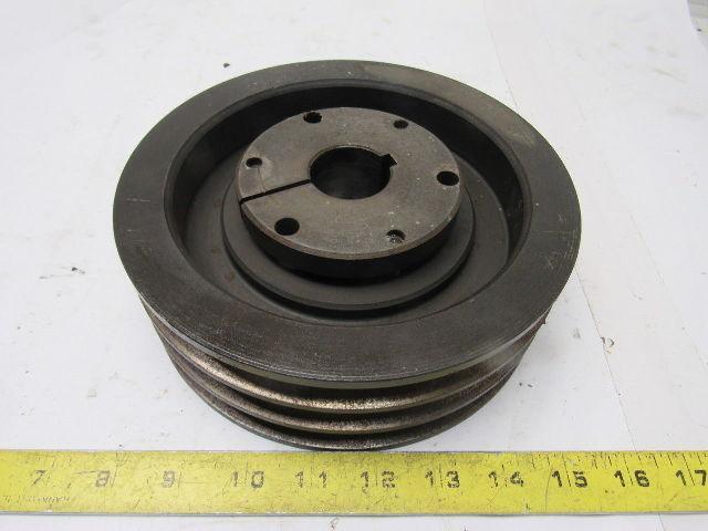 Maurey 3A7.0-B7.4SK 7-1/4" OD 3 Belt Pulley 1-3/8" Bore QD Bushed