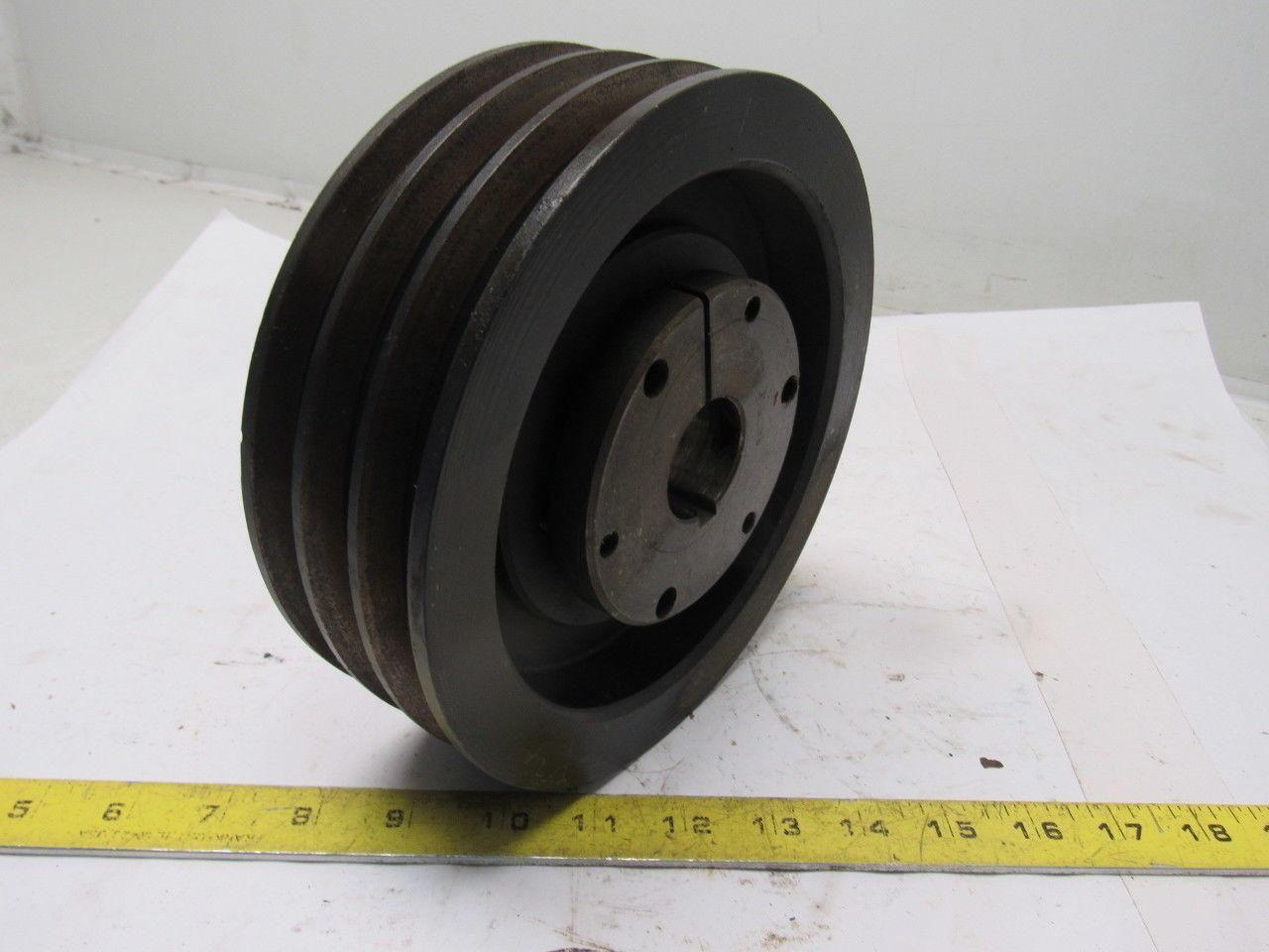 Maurey 3A7.0-B7.4SK 7-1/4" OD 3 Belt Pulley 1-3/8" Bore QD Bushed