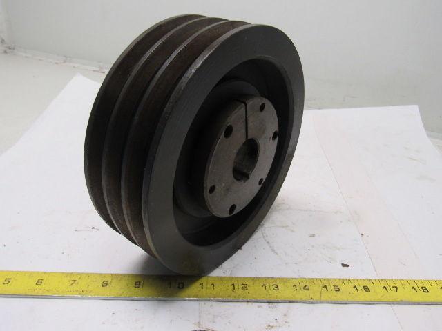 Maurey 3A7.0-B7.4SK 7-1/4" OD 3 Belt Pulley 1-3/8" Bore QD Bushed