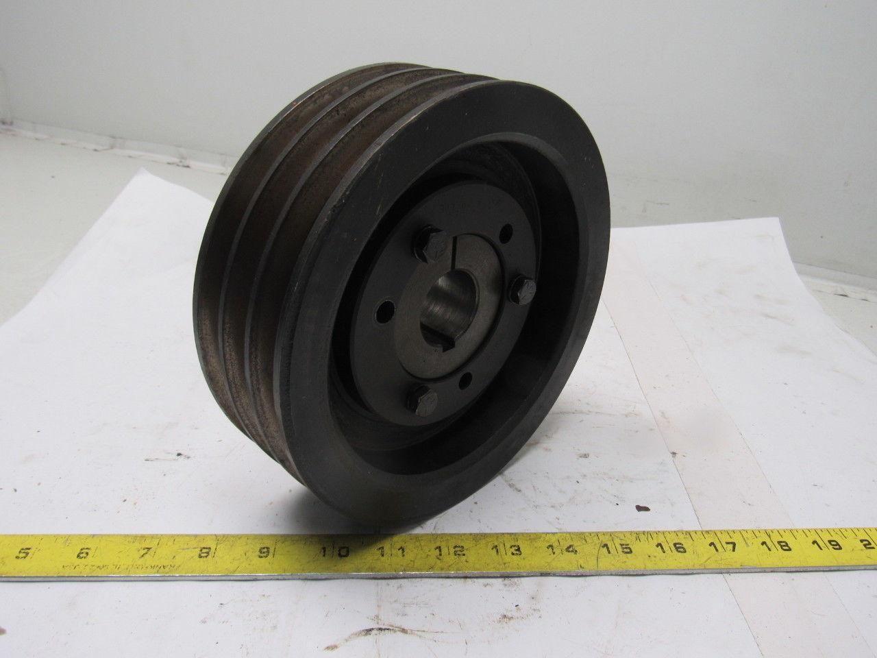 Maurey 3A7.0-B7.4SK 7-1/4" OD 3 Belt Pulley 1-3/8" Bore QD Bushed