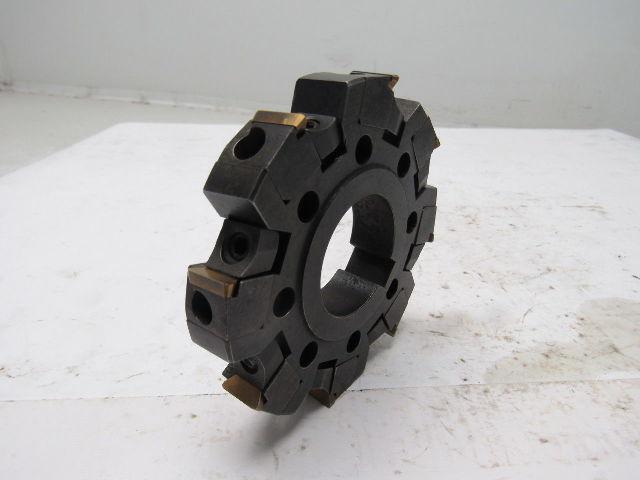 Sandvik 431-2202 4-1/8" 8 Flute Indexing Face Mill 1-1/2" Keyed Arbor