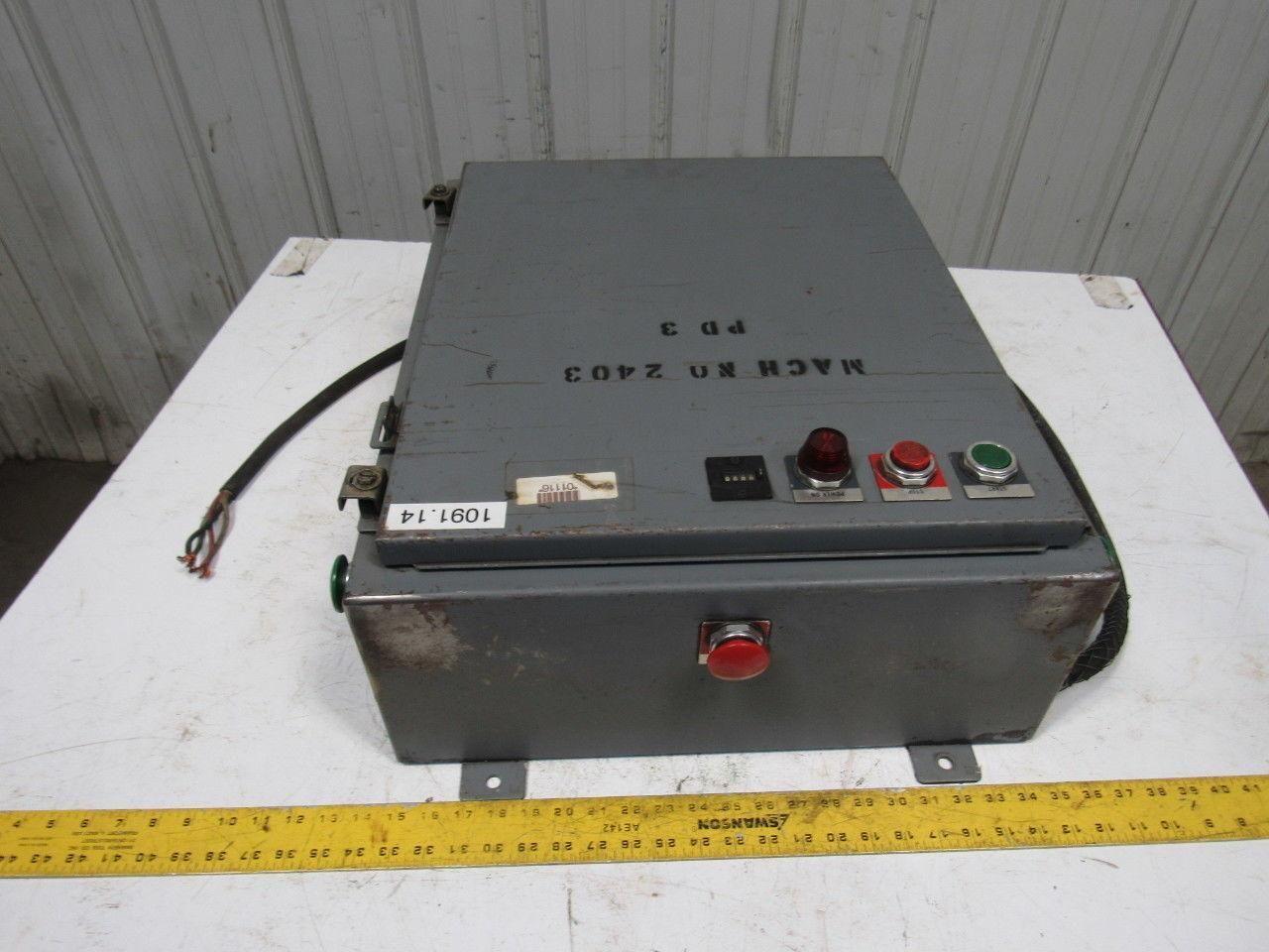 Hoffman 20x24x8" Electrical Enclosure Motor Starter Transformer Control Box