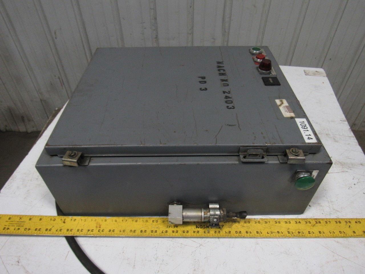 Hoffman 20x24x8" Electrical Enclosure Motor Starter Transformer Control Box