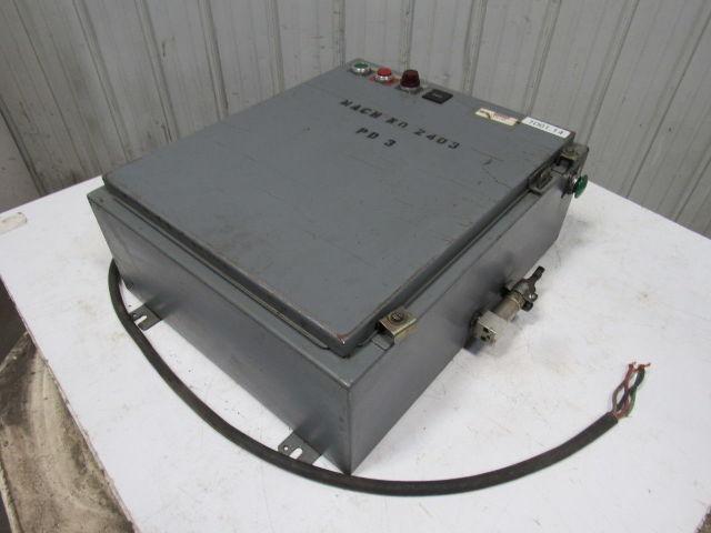 Hoffman 20x24x8" Electrical Enclosure Motor Starter Transformer Control Box