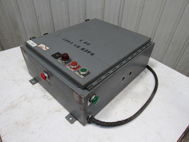 Hoffman 20x24x8" Electrical Enclosure Motor Starter Transformer Control Box
