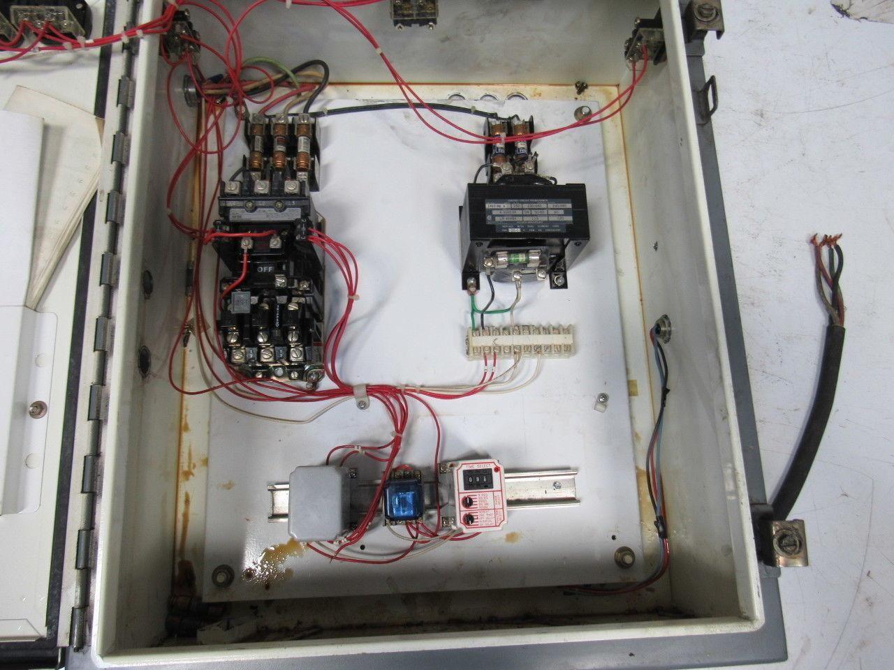 Hoffman 20x24x8" Electrical Enclosure Motor Starter Transformer Control Box