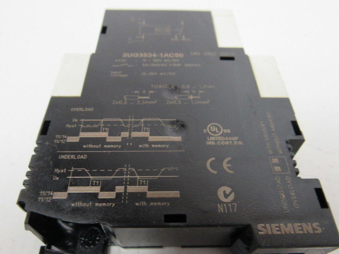 Siemens 3UG3534-1AC50 Safety Monitoring Relay
