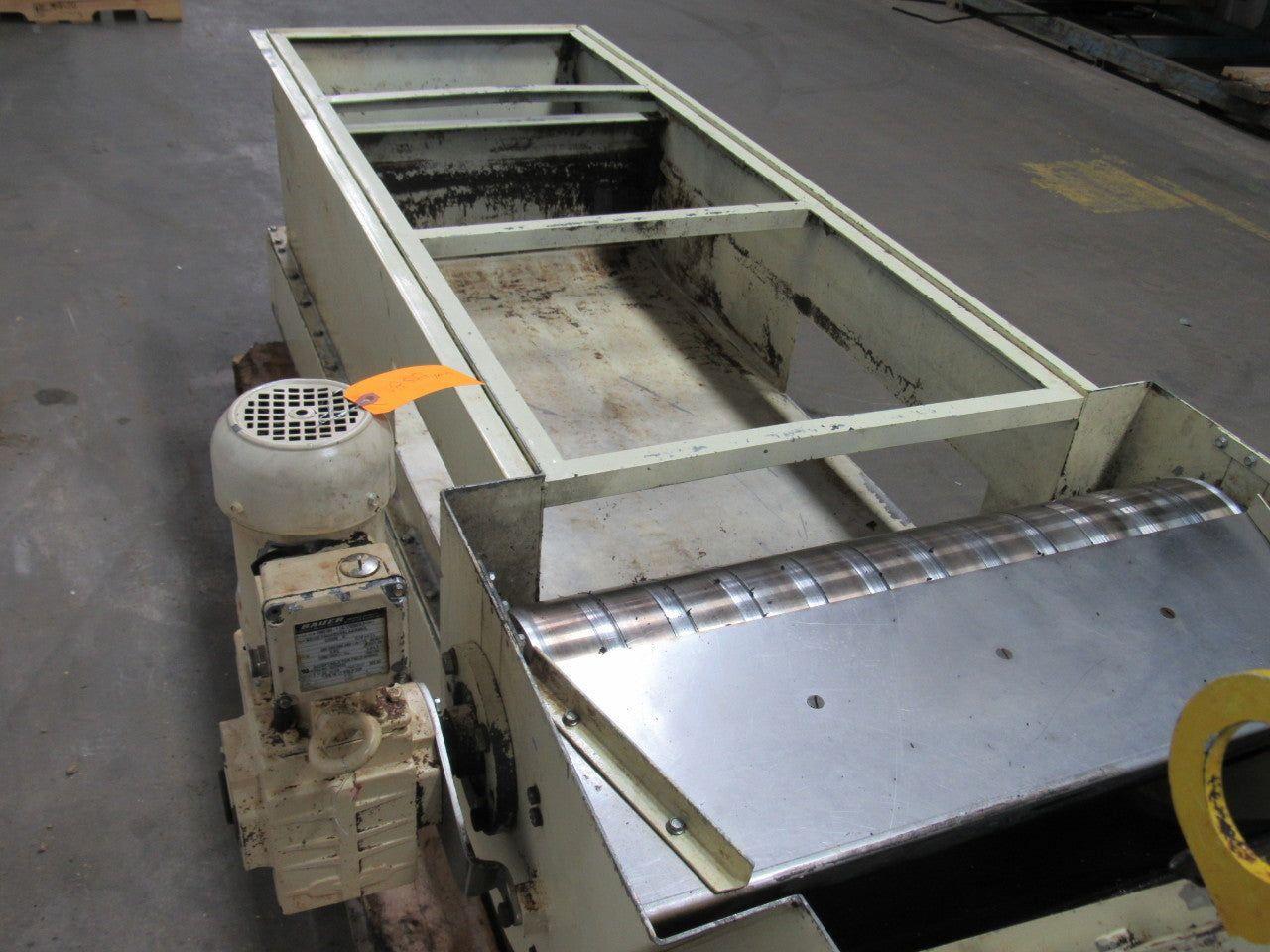 Knoll 650MS Magnetic Chip Conveyor 25-1/2" Belt 8.5FPM W/ Magnetic Power Roller