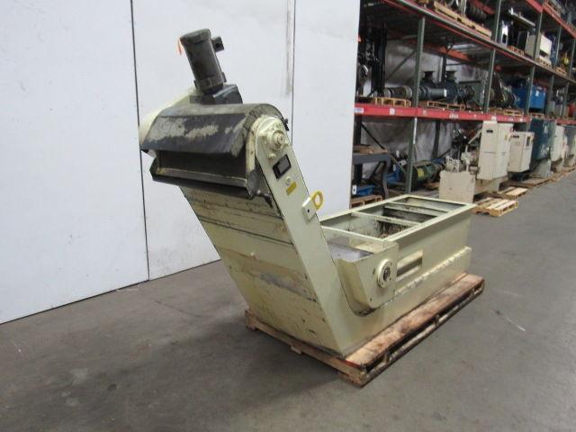 Knoll 650MS Magnetic Chip Conveyor 25-1/2" Belt 8.5FPM W/ Magnetic Power Roller
