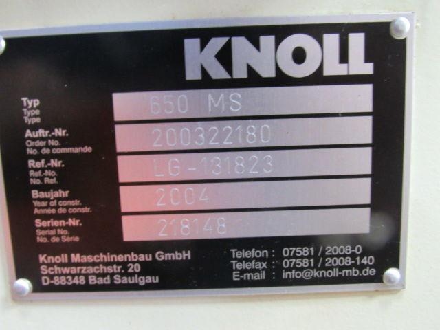 Knoll 650MS Magnetic Chip Conveyor 25-1/2" Belt 8.5FPM W/ Magnetic Power Roller