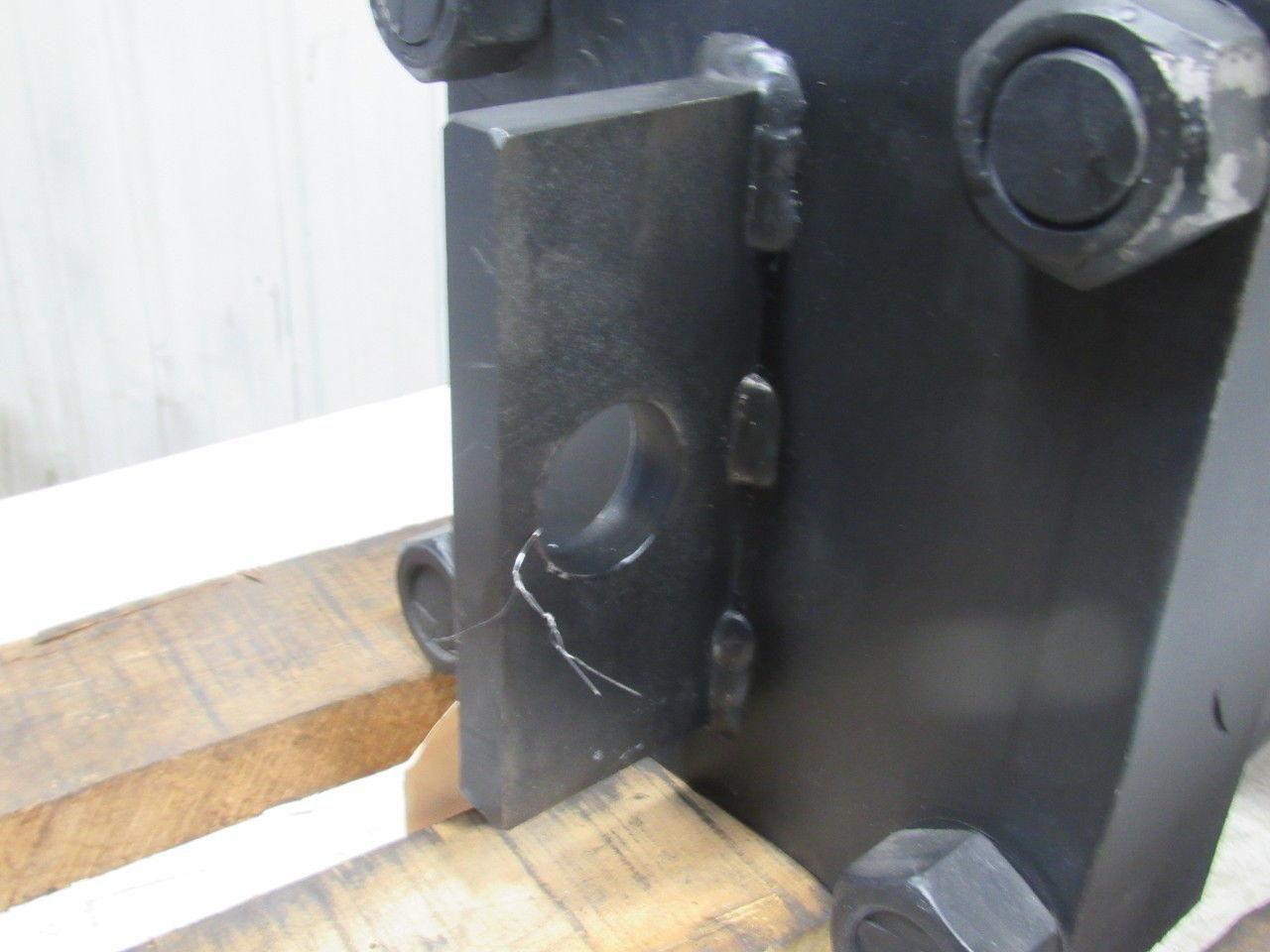 8" Bore 6" Stroke Hydraulic Cylinder Trunnion Mount 5"-12 Threaded Shaft