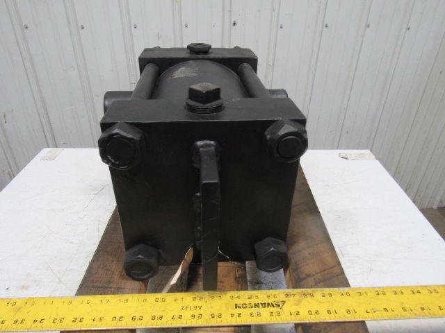8" Bore 6" Stroke Hydraulic Cylinder Trunnion Mount 5"-12 Threaded Shaft