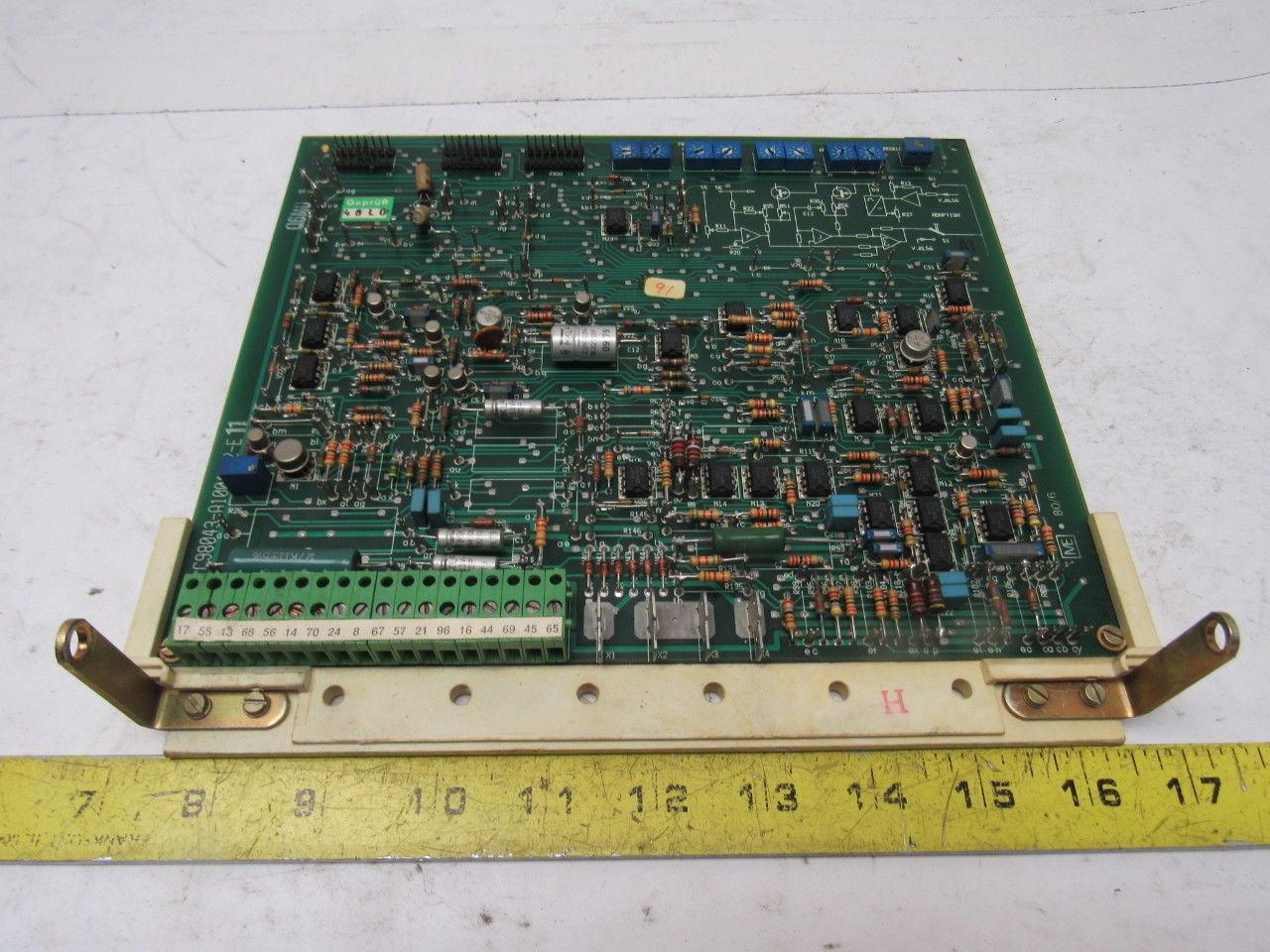 Siemens C98043-A1004-L2-E-11 Regulator Circuit Board Card