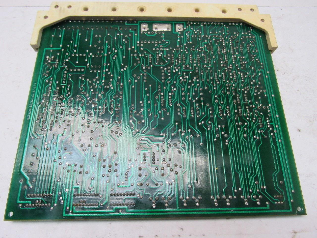 Siemens C98043-A1004-L2-E-11 Regulator Circuit Board Card