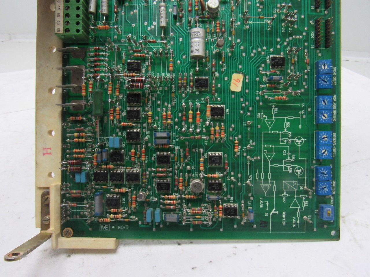Siemens C98043-A1004-L2-E-11 Regulator Circuit Board Card