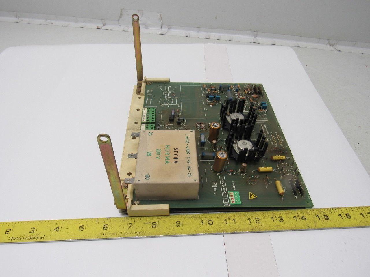 Siemens C98043-A1001-L5 10 Circuit Board Card PLC