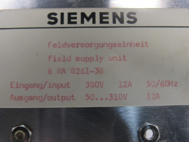 Siemens 6 RA 8261-3B Field Supply Unit Card