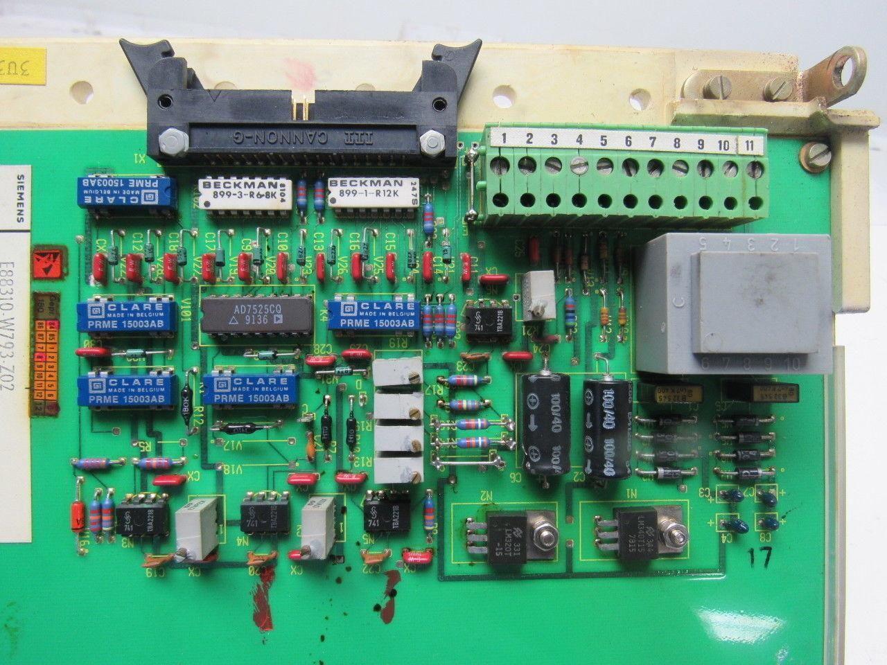 Siemens E88310-W793-Z02 Circuit Board Assembly PLC