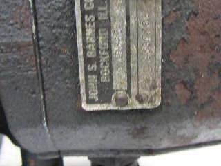 Clark P56SD700 Forklift Electric Motor 36/48VDC W/Barns 6392 Hydraulic Pump