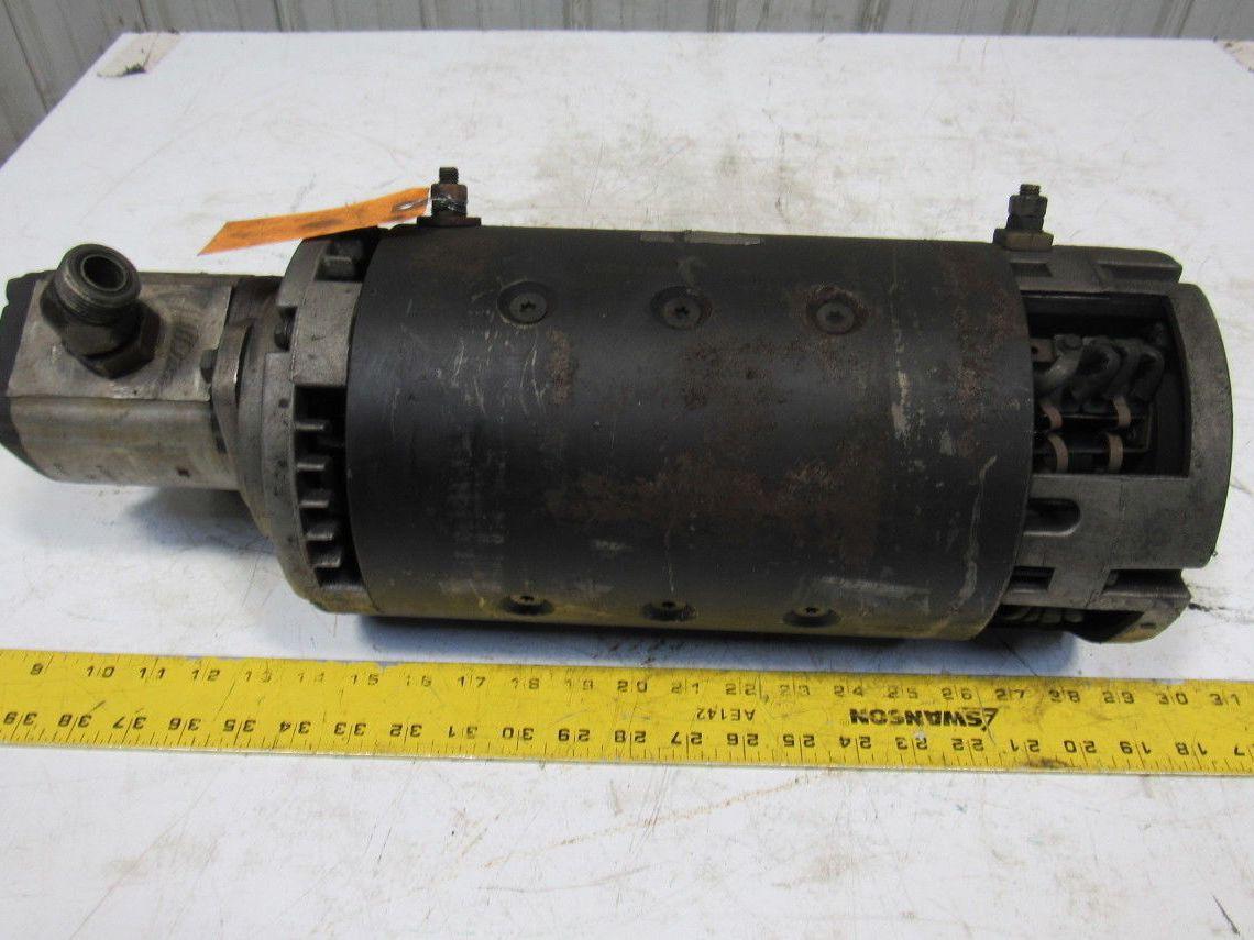 Clark Fork Lift Electric Motor 36/48VDC W/Parker 3349111877 Hydraulic Pump