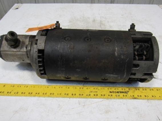Clark Fork Lift Electric Motor 36/48VDC W/Parker 3349111877 Hydraulic Pump
