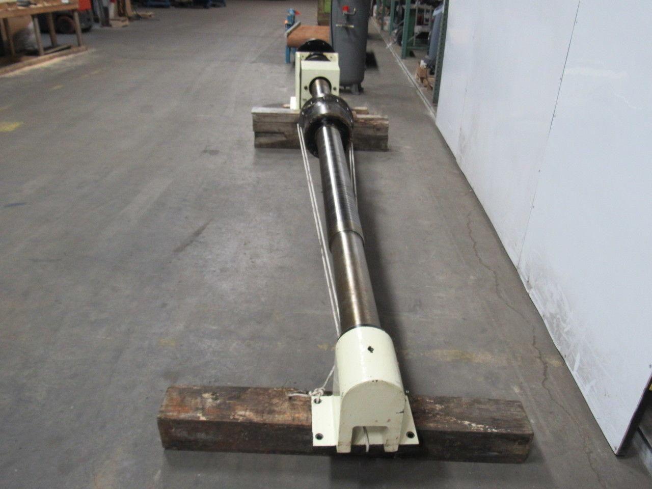 Forst Broach 6"Ball Screw Assembly 186" OAL 88" Travel W/Brake & Planetary Gear