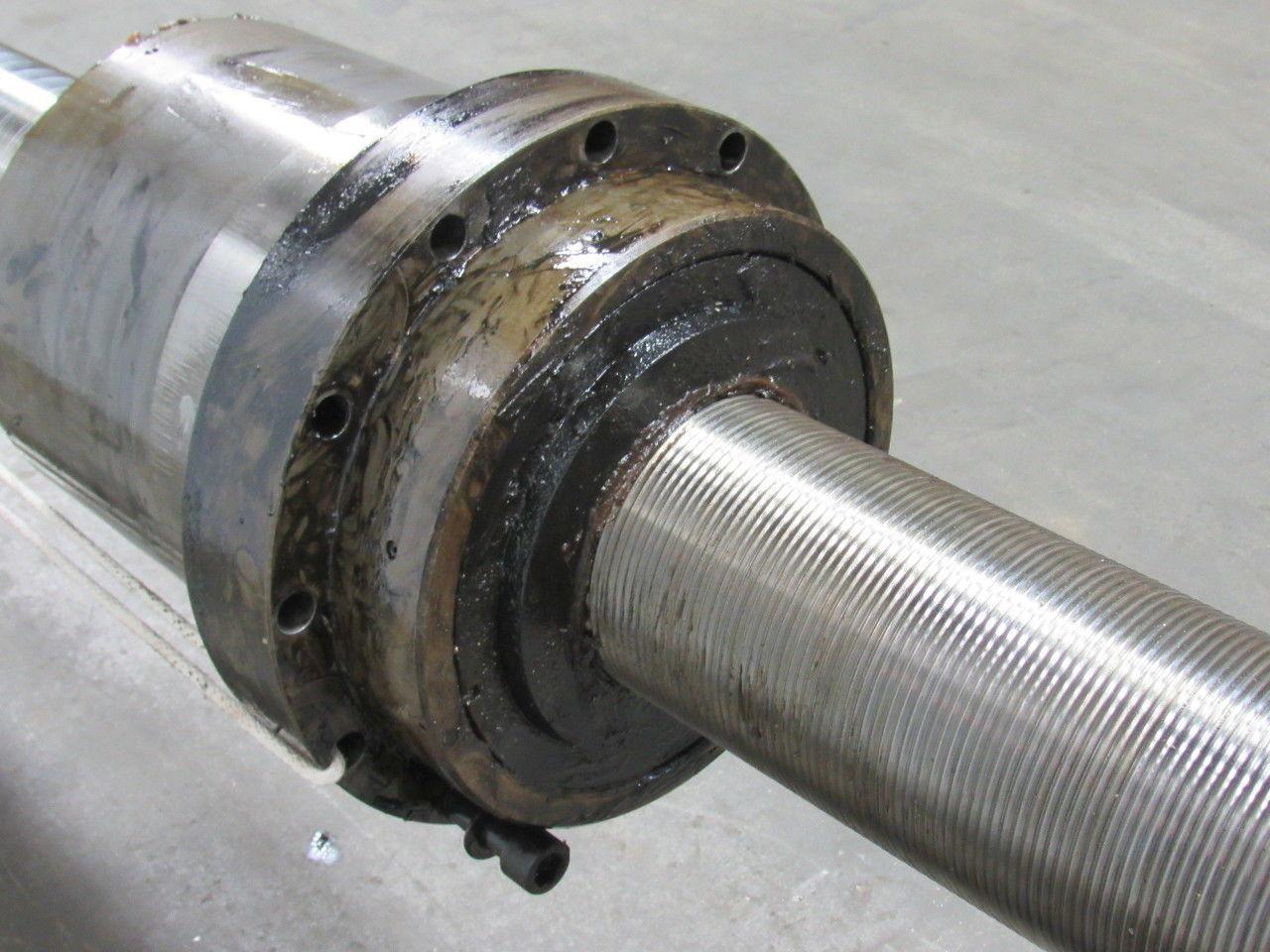 Forst Broach 6"Ball Screw Assembly 186" OAL 88" Travel W/Brake & Planetary Gear