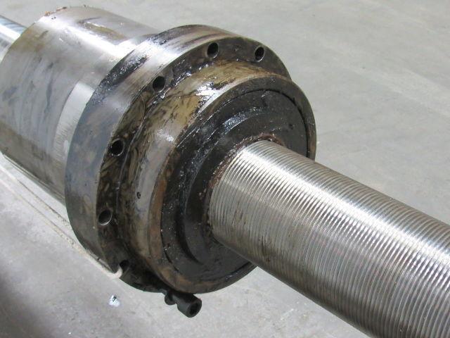 Forst Broach 6"Ball Screw Assembly 186" OAL 88" Travel W/Brake & Planetary Gear
