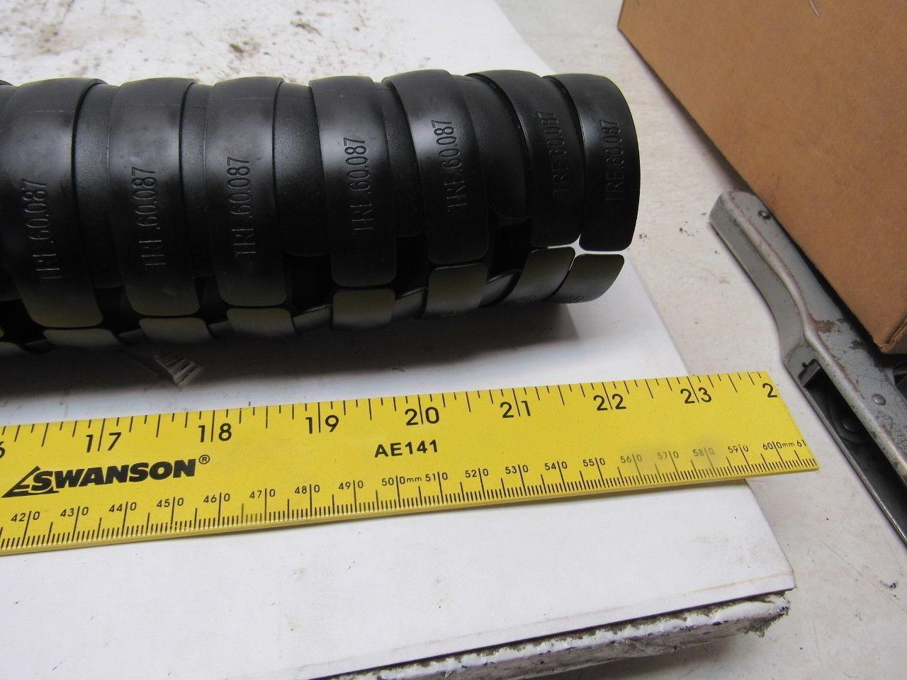 Igus TRE-60-087 3 Axis Energy Chain Triflex System 2.56" OD 21"L 26 Links