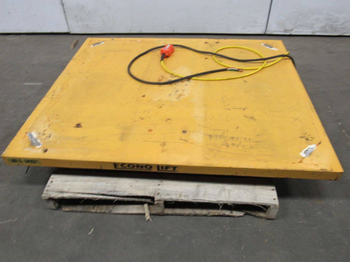 Econo Lift 3LDL3610 1000lb Capacity Hydraulic Scissor Lift 460V 56x48" 5"to 39"