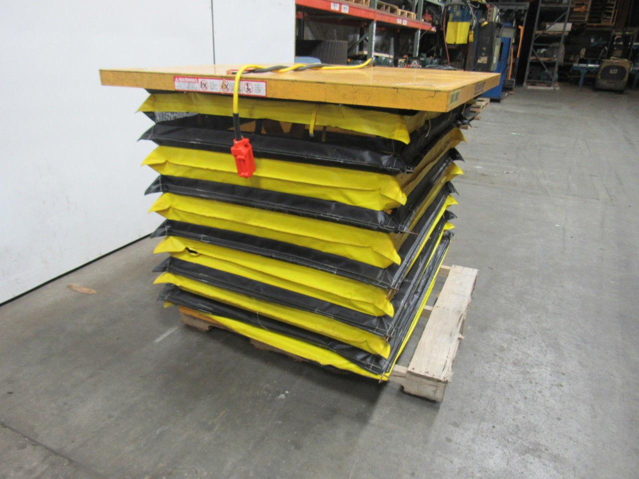 Econo Lift 3LDL3610 1000lb Capacity Hydraulic Scissor Lift 460V 56x48" 5"to 39"