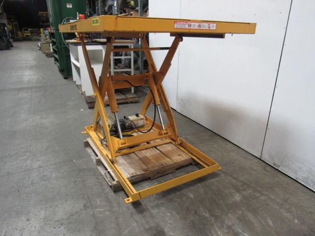 Econo Lift 3SL42 2000Lb. Hydraulic Scissor Lift Table 66"x48" Top 8"-52"Ht 3Ph