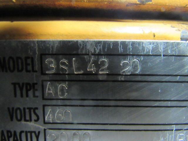 Econo Lift 3SL42 2000Lb. Hydraulic Scissor Lift Table 66"x48" Top 8"-52"Ht 3Ph