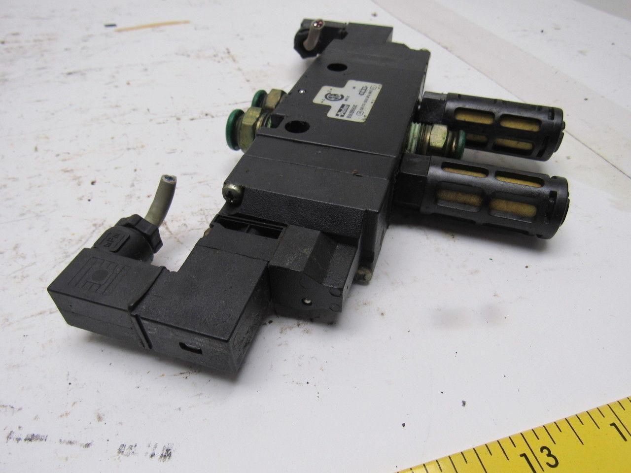 Parker B551BB553C Pneumatic Solenoid Air Valve 120V Coils