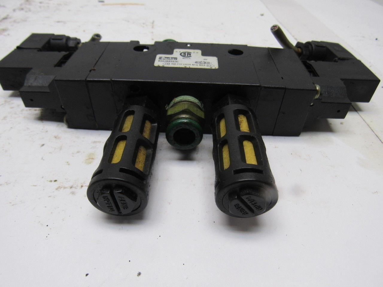 Parker B551BB553C Pneumatic Solenoid Air Valve 120V Coils