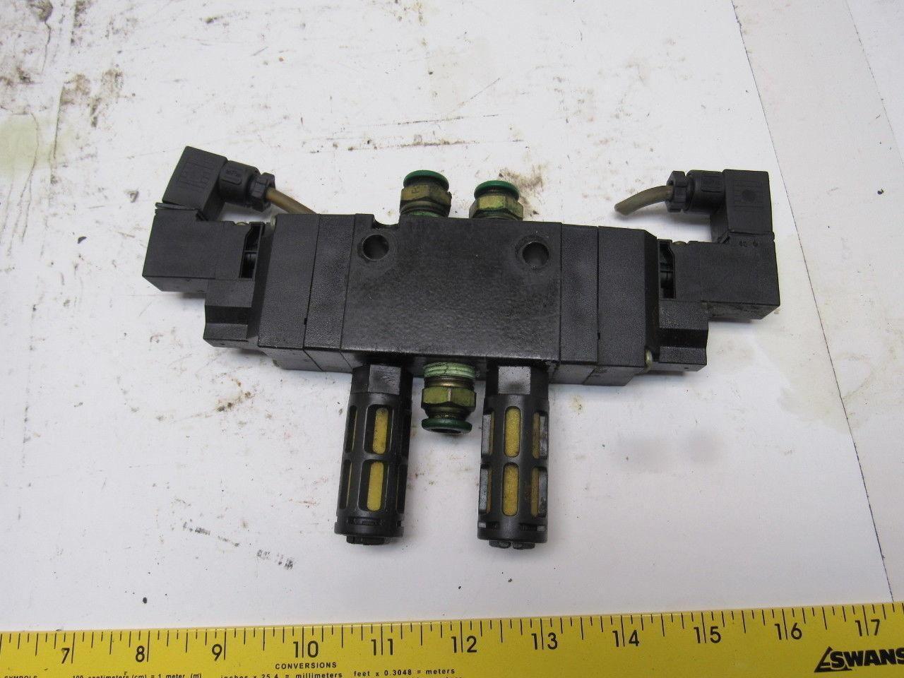 Parker B551BB553C Pneumatic Solenoid Air Valve 120V Coils