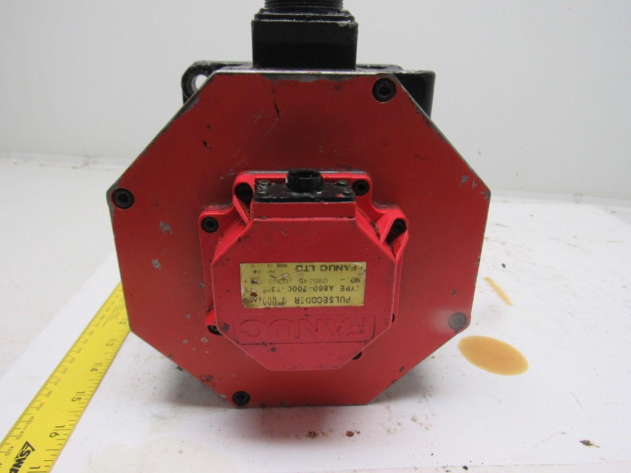 Fanuc A06B-0266-B200 AC Servo Motor 3000RPM 400-480V 4.5KW