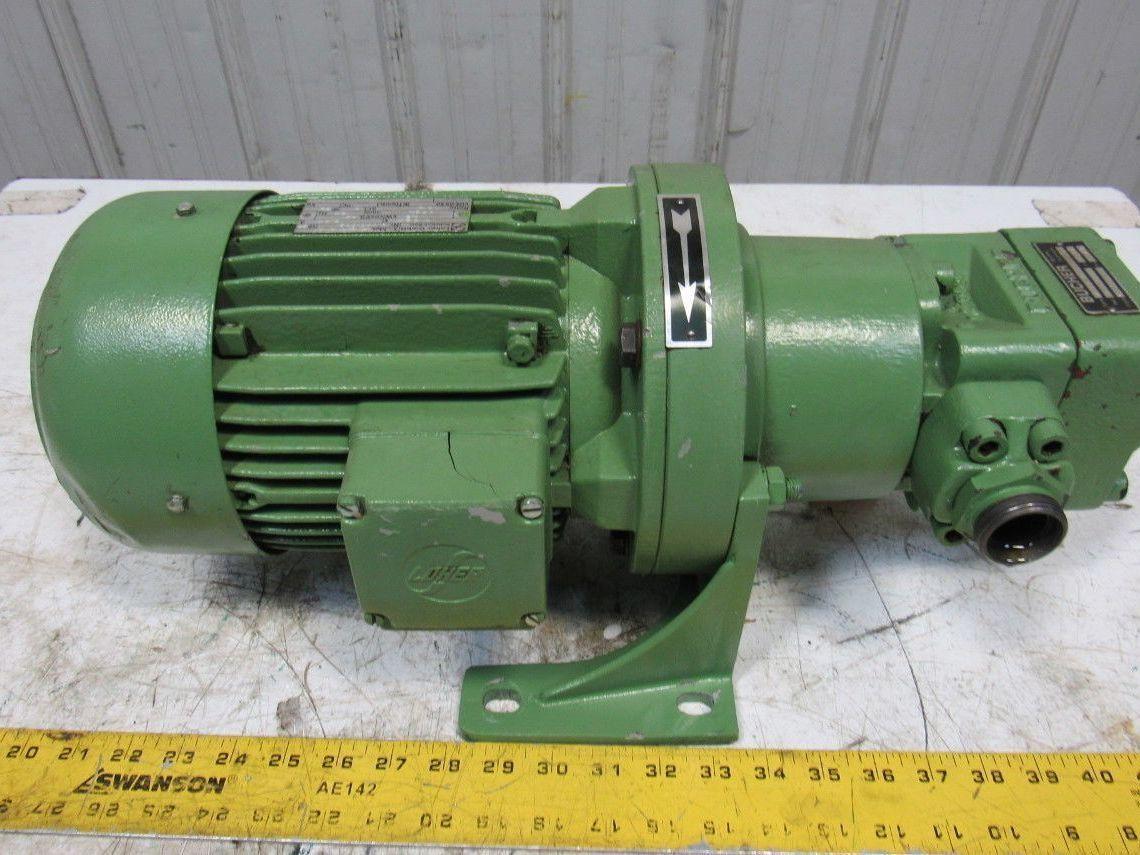 Bucher 1ZP3N1-025R Hydraulic Pump W/460V 60Hz 3Ph Motor