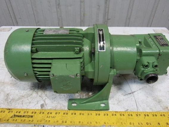 Bucher 1ZP3N1-025R Hydraulic Pump W/460V 60Hz 3Ph Motor
